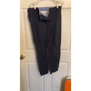 Talbots The Weekend Chino Pants Women's Size 14 Navy Blue Straight Leg Stretch